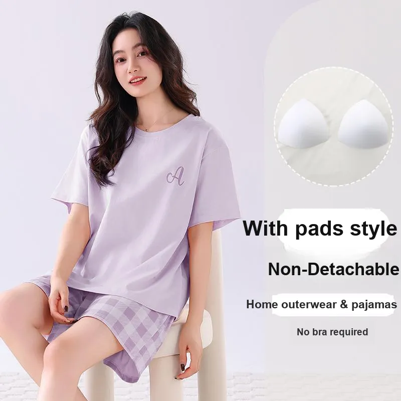OUSHIBO Pajama Set Women's Image Color-2