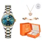 Steel Band Blue Dial
