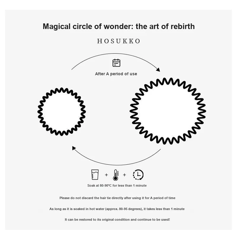 HOSUKKO Hair Ties Unisex-1