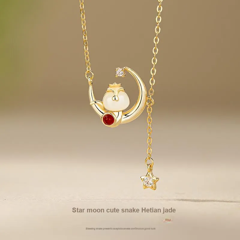 Mofei Chalcedony Necklaces Women's-1