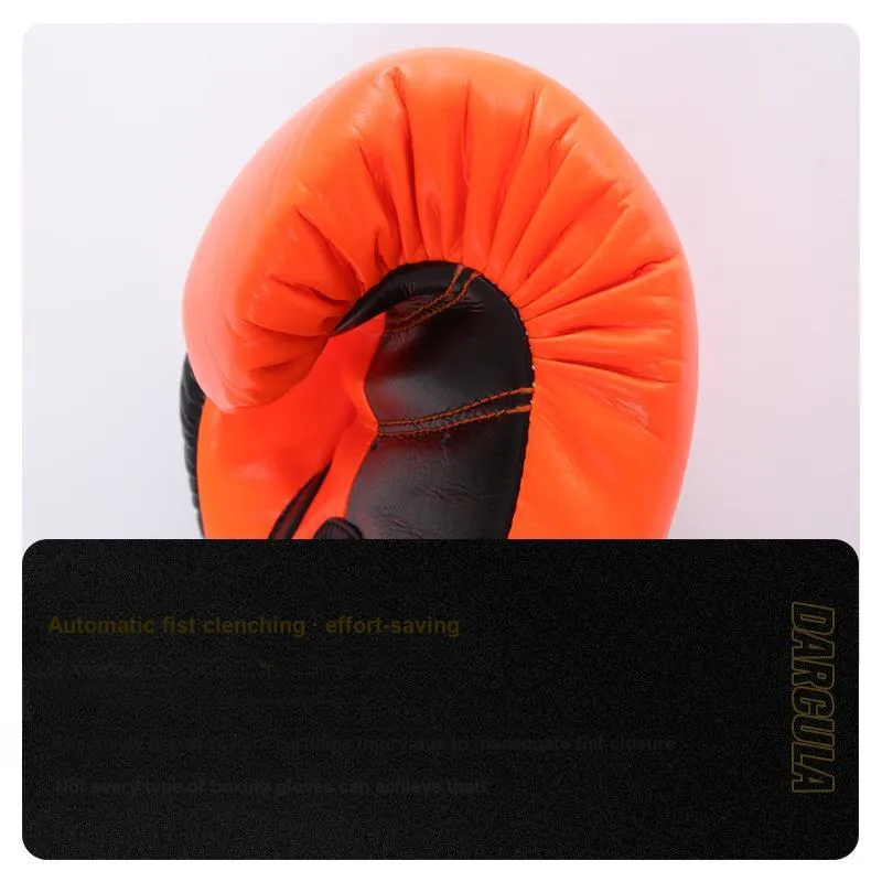 MUAYTHAI DRACULA Boxing Glove Adults Saddle Puff+Latex Mixed Liner Sanda Fighting Training Competition-19