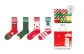 Christmas Crew Socks D Set[4 Pack Gift Box Set]