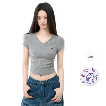 EVPGB T Shirts Women's Gray