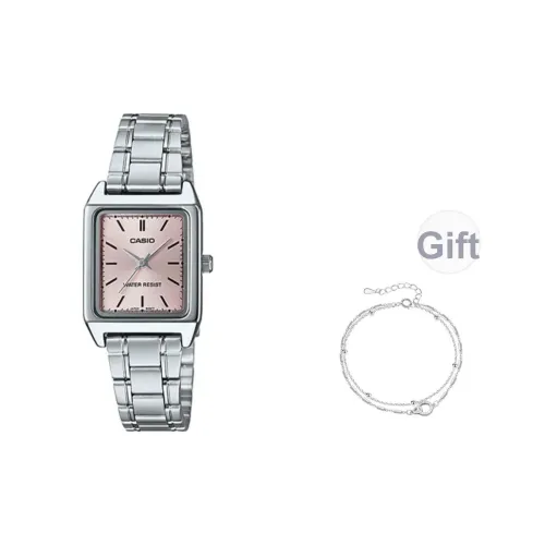 CASIO Кварцевый механизм Часы Женские Розовый циферблат