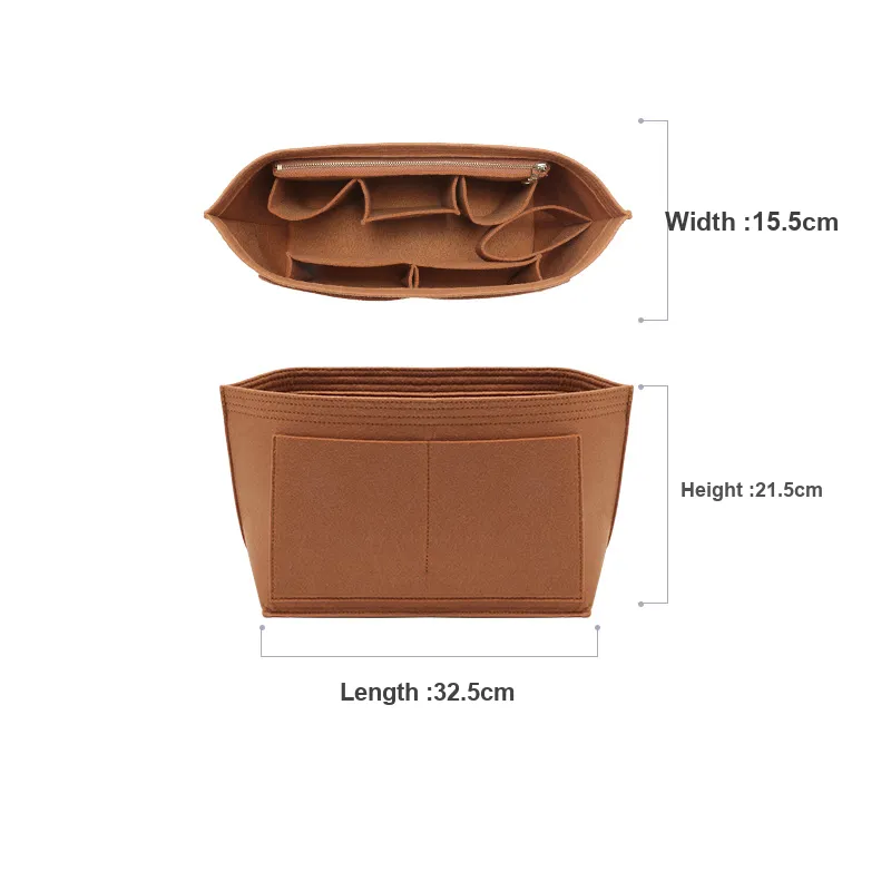 Jingxi Felt Liner Storage Lining Shoulder Strap Modified Accessories Bag Accessory Women's-7