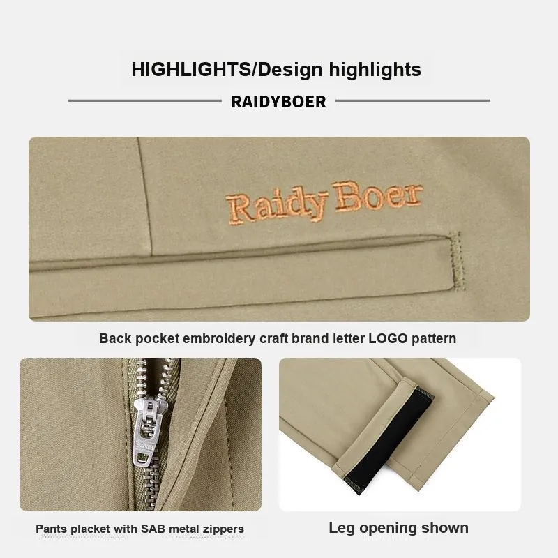 Raidy Boer Casual Pants Men-11