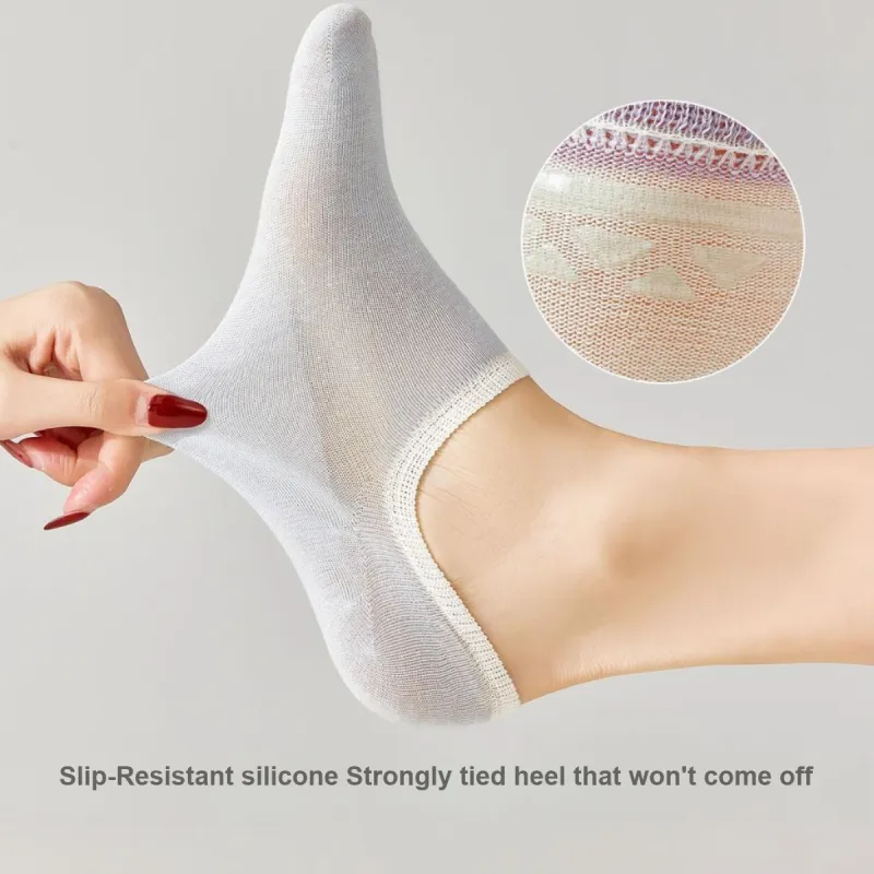Temooues No Show Socks Women's Combo Set-2