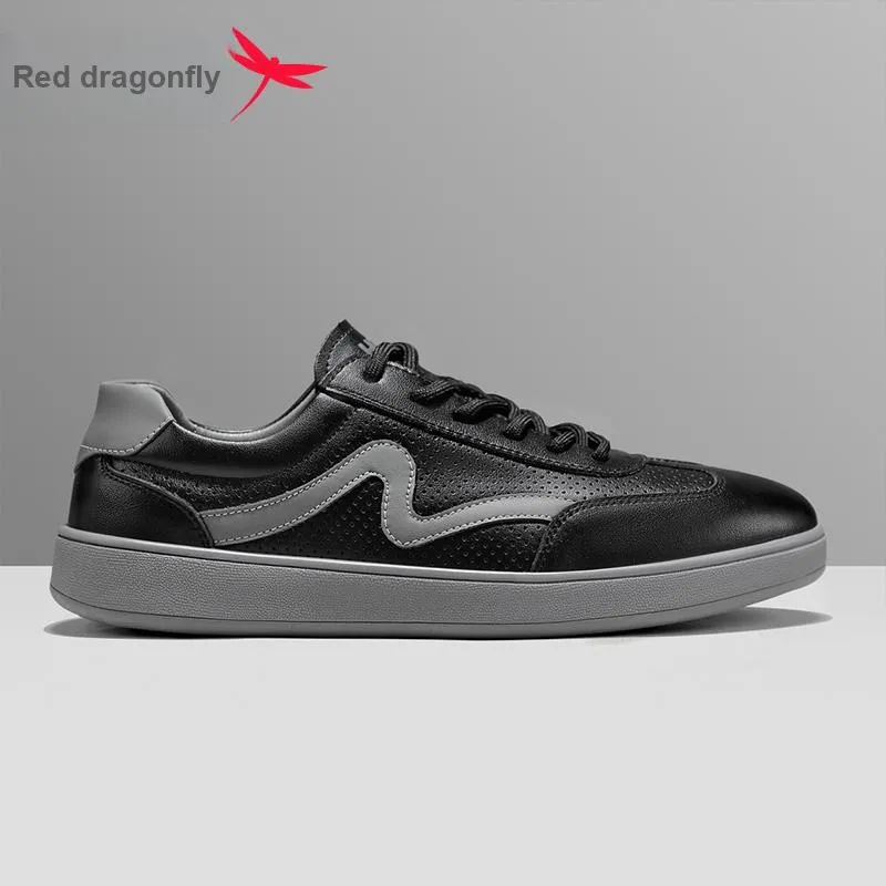 RED DRAGONFLY Low Top Skateboard Shoes Men's-6