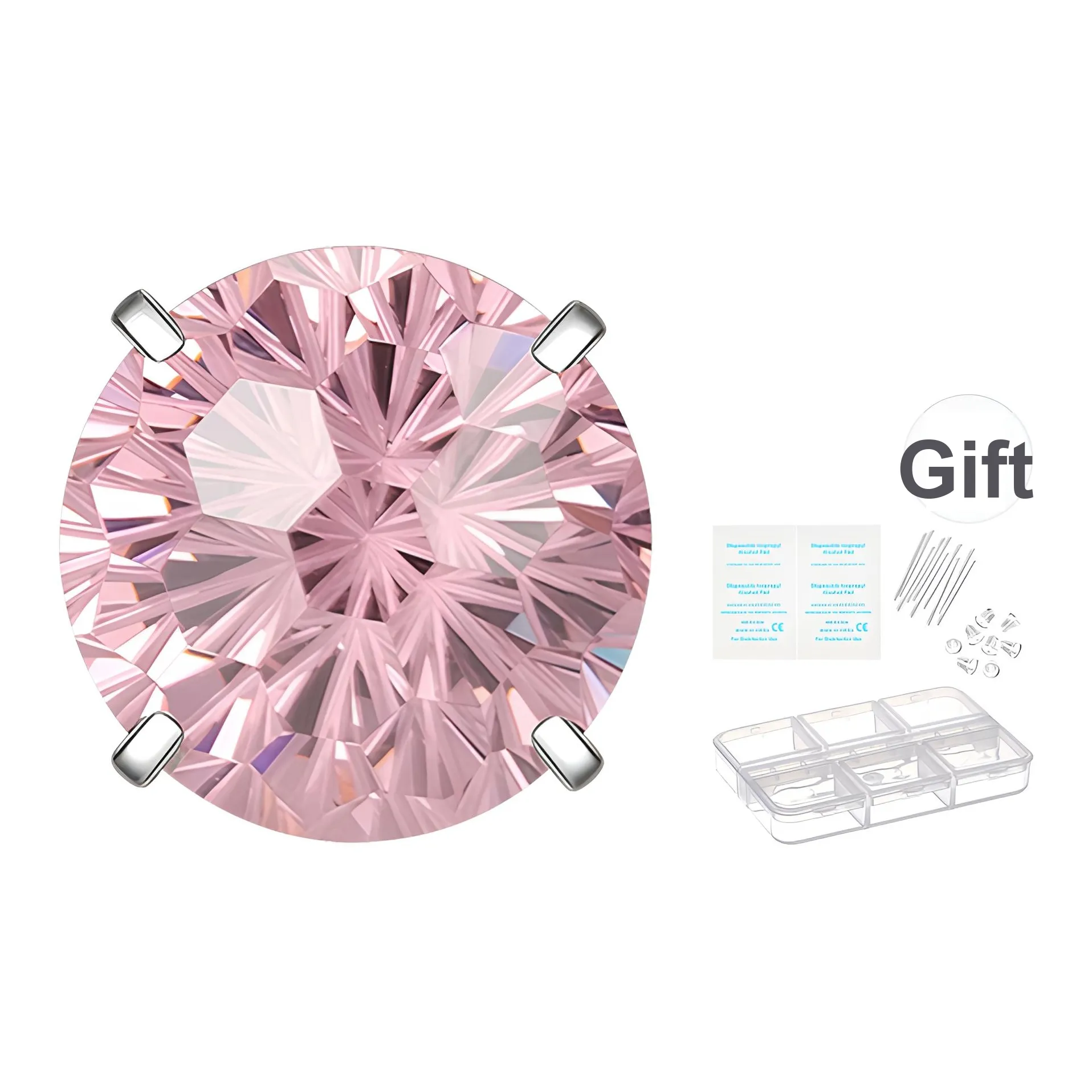 NAITANG Титановые стальные серьги-гвоздики унисекс