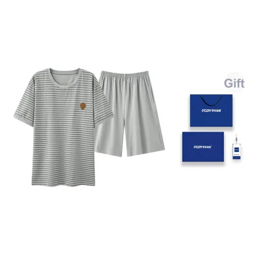 Floating Light Islands Пижама Набор Men's Box Светло-Серый