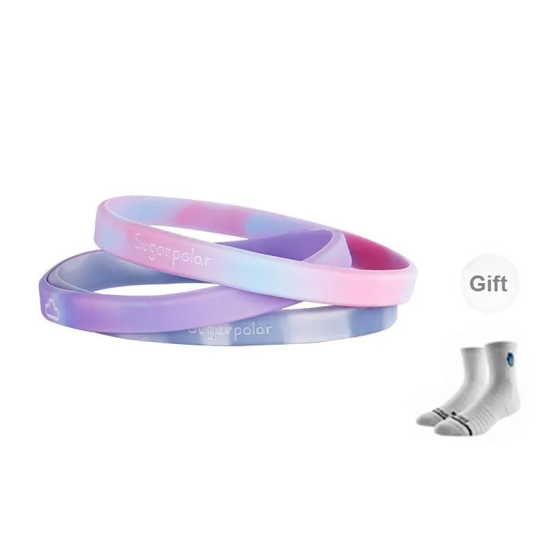 SMVP Sports Bracelets Running Training Basketball Silicone Moisture Wicking Wristband Couple Trendy Accessory-30