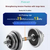3260 Fishing Rigs Three-Pack of Figure-8 Rings 4.8m