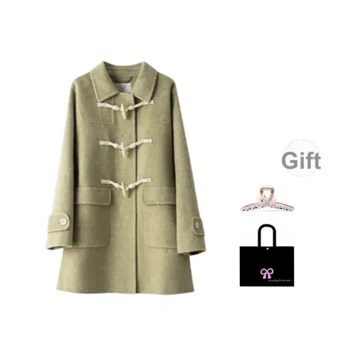 Aimilian Зеленое Женское Пальто