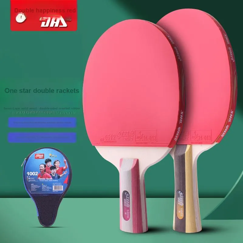 DHS Ping Pong Paddles Kids' All Wood Red-3