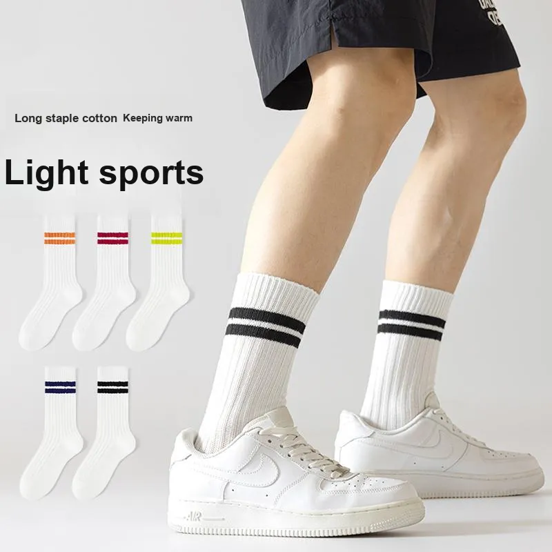 MIIOW Mid Calf Socks Men Box 5 Pack-0