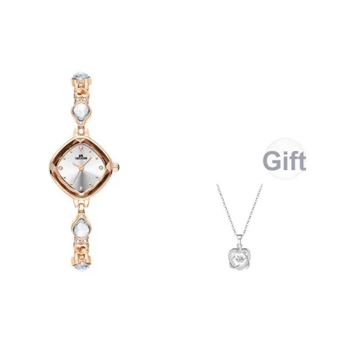 LIBER AEDON Кварцевый механизм серебристый циферблат женские часы