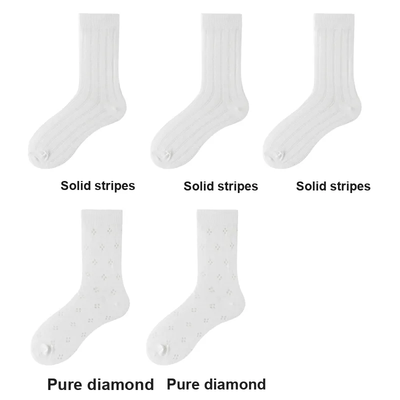 H YXIANG Mid Calf Socks Women's Combo Set-37