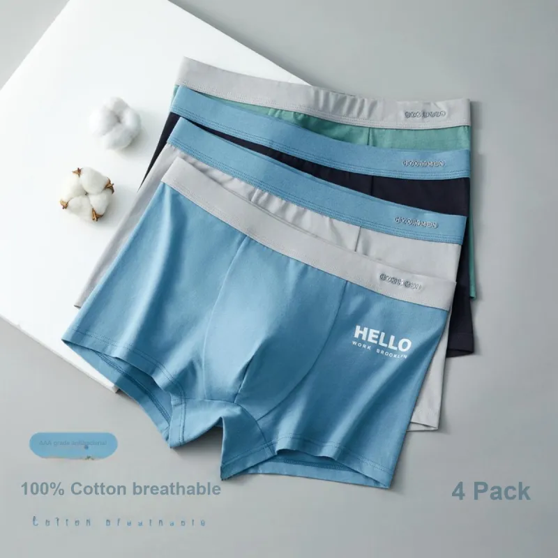 H YXIANG Underpants Men's 4 Pack-1