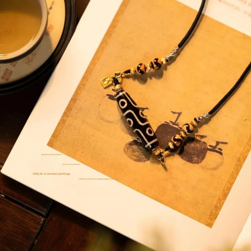 Jade Linmen Agate Jade Necklaces Unisex-5