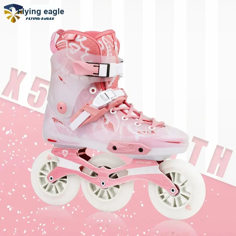 FLYING EAGLE Inline Skates Unisex Coral Pink-3