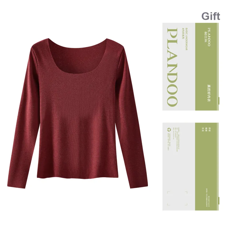 PLANDOO Women's Thermal Tops-2