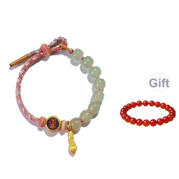 BYTHERE Alloy Bracelets Unisex Zodiac Year Red String Good Luck