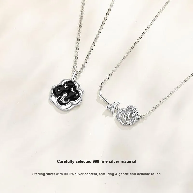 Regalrose 999 Fine Silver Necklaces Unisex Silver-2