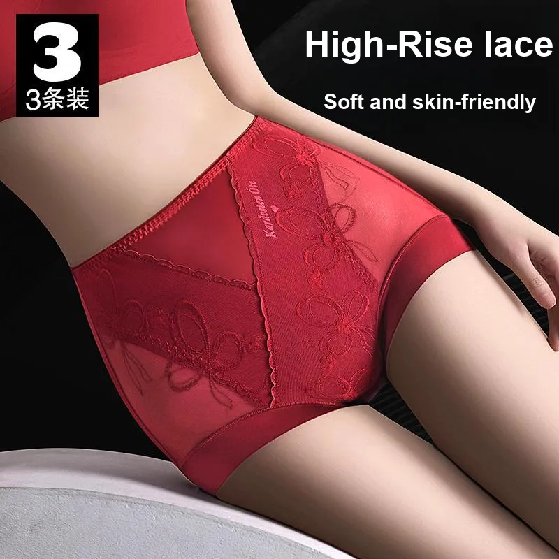 XIA.WA.ZHI.XIU Underpants Women's Shopping Bag 3 Pack-91