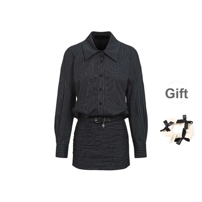 TURN UP Long Sleeved Dress Women's-0