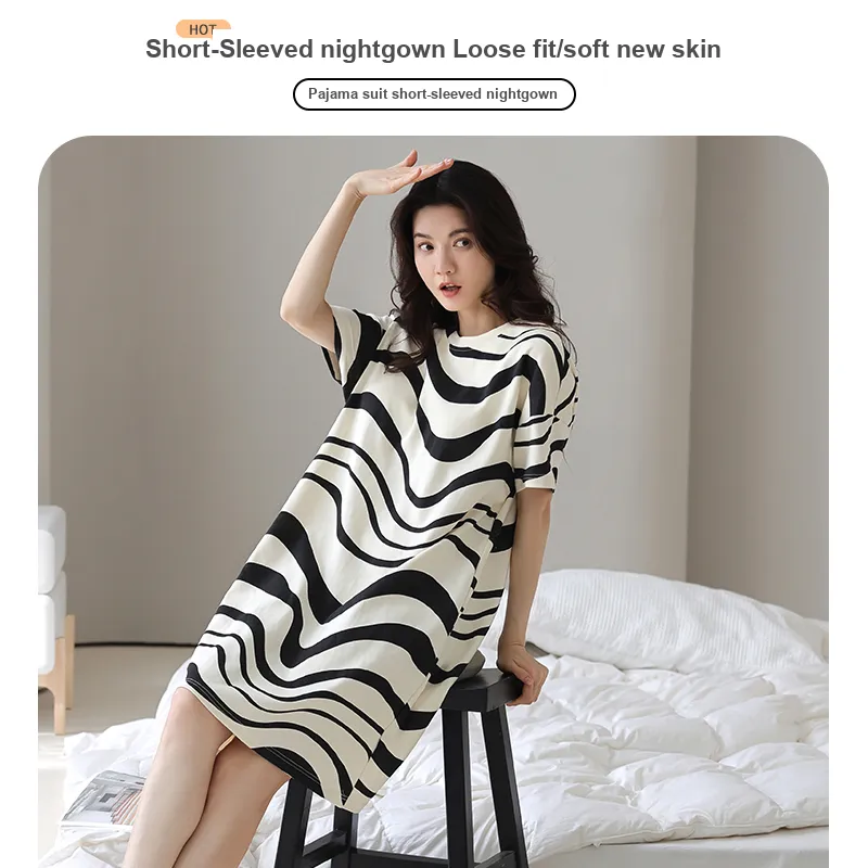 OUSHIBO Nightgown Women's Image Color-3