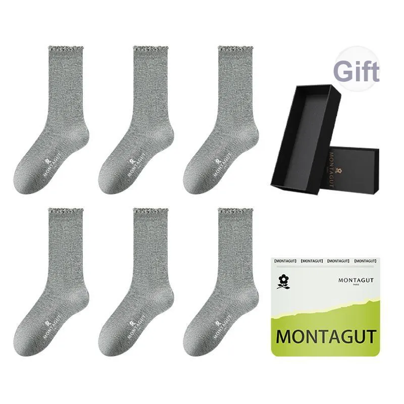Montagut Mid Calf Socks Women's Shopping Bag Combo Set-78