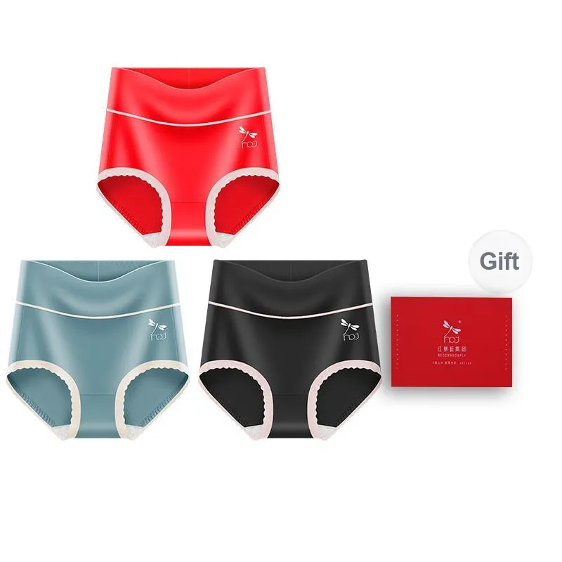 RED DRAGONFLY Cotton Panties Women's Combination Gift Box Set-13
