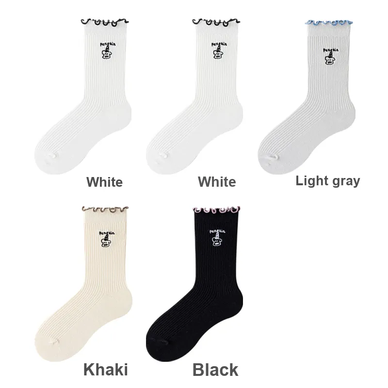 H YXIANG Mid Calf Socks Women's Combo Set-17