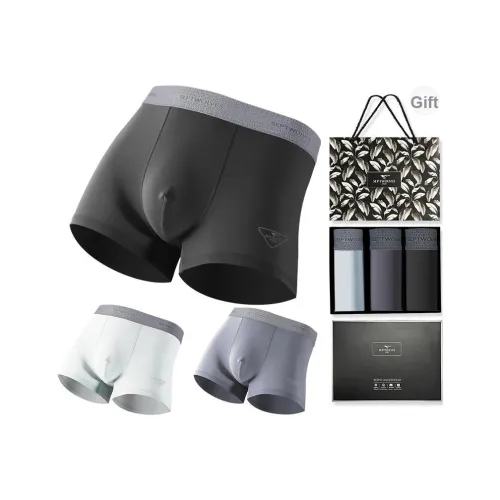 SEPTWOLVES Мужское нижнее белье 3 штуки набор в подарочной коробке + сумка для покупок
