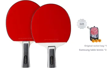 361° 5007 Table Tennis Paddle Set Unisex All Wood Black Red