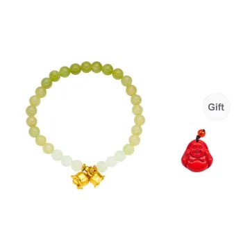 MUGONGZI Hetian Jade Bracelets Pale Greenish White Jade Women's
