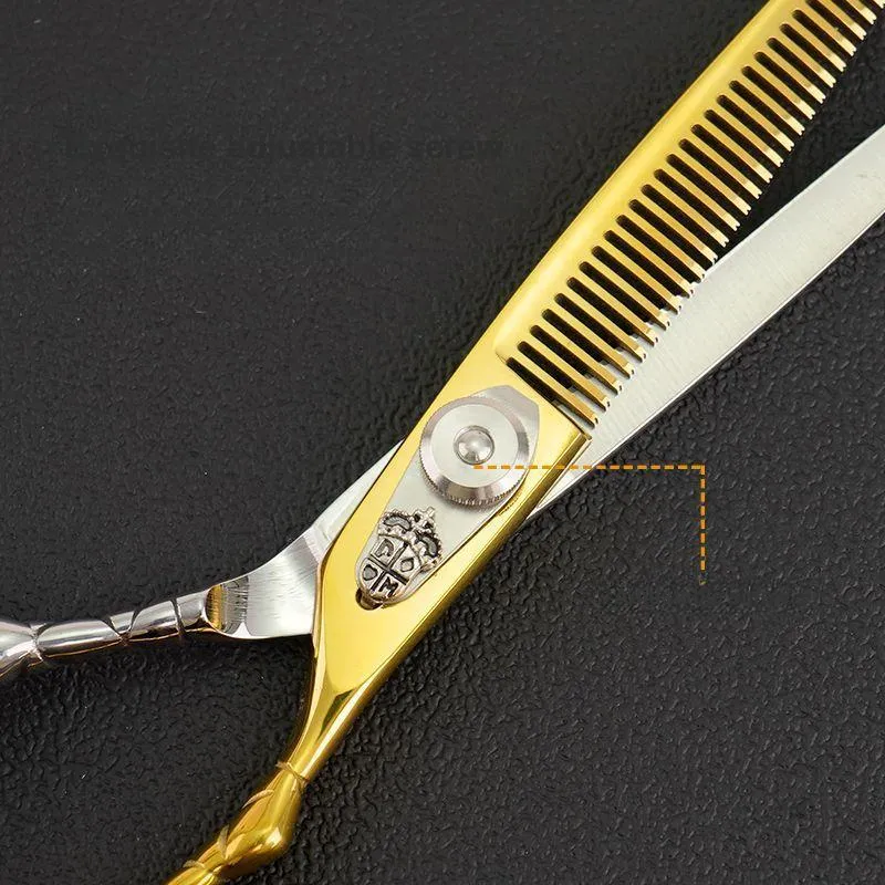 XIBI Professional Haircutting Scissors For Rounding Flattening And Trimming Stray Hair In Salons And At Home Hair-3