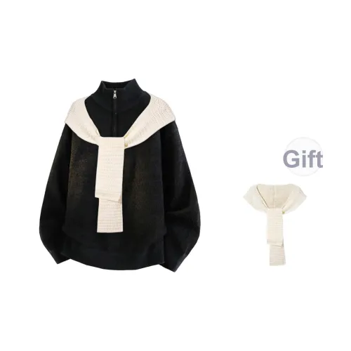 FONDLOOK Свитер Бесплатно Шарф Унисекс