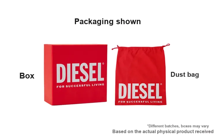 DIESEL Polyester Wallet Regular Men's Red & White-4