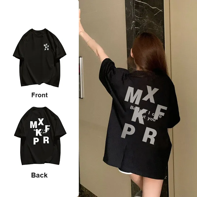 Cotton Shopping Set in Sleeve T Shirt Women's-2