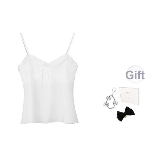 Fstudio Корейский стиль Атмосферный Отделение Бант Внутренний Топ на бретелях Женский