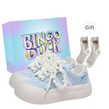 BINGO DUCK Slip Resistant And Breathable Low Top Skateboard Shoes Women's