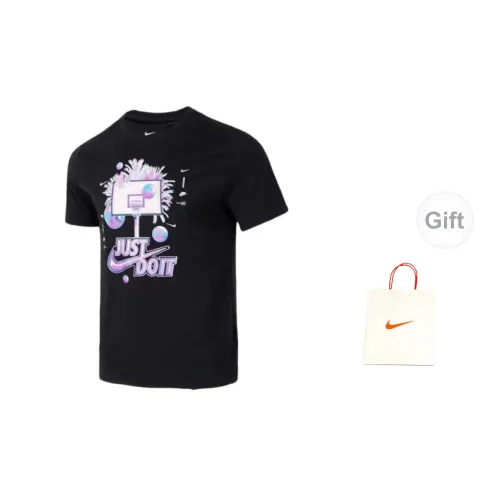 Nike T-Shirts Men Black Gift Bag