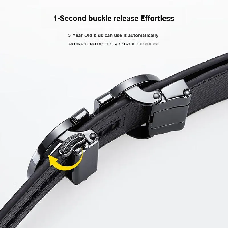 ROBINHOOD Cow Leather Belts Men's 3.5cm-5