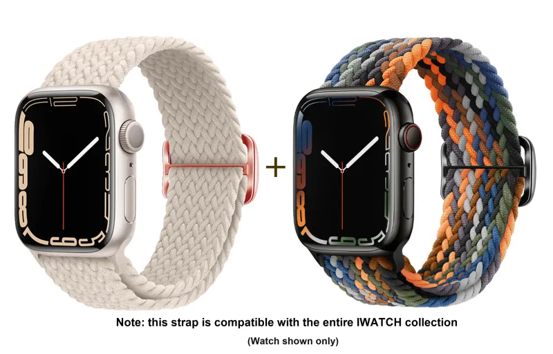 ZHISHENG Apple Compatibility Watch Band 38 49MM Watch Dial All Nylon Material-7