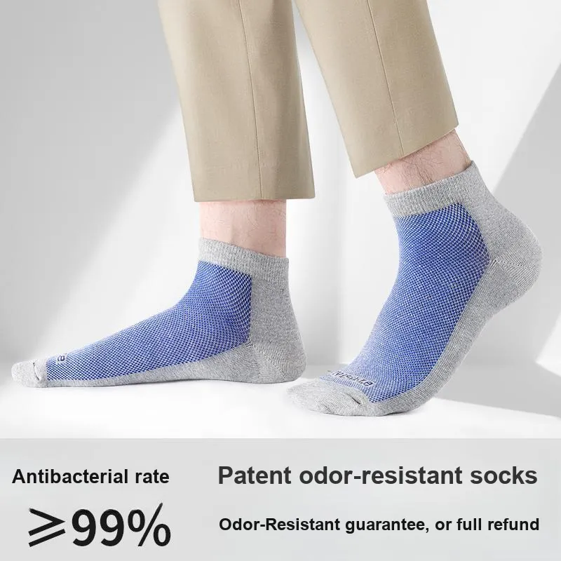 INVISIBLE Ankle Socks Men's 5 Pack-3