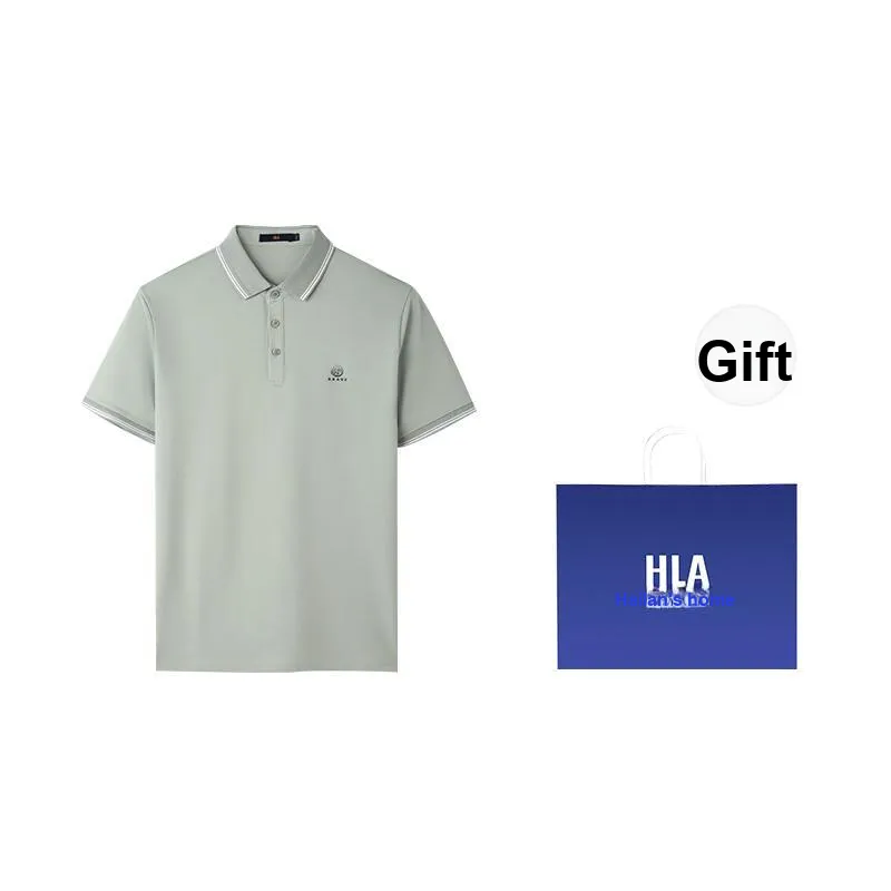 HLA Polo Shirt Men's Light Pea Green