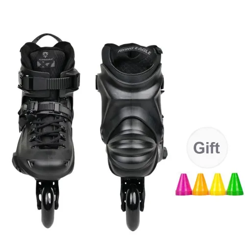 Over Shoe Roller Skates Adults Unisex Meteorite Black