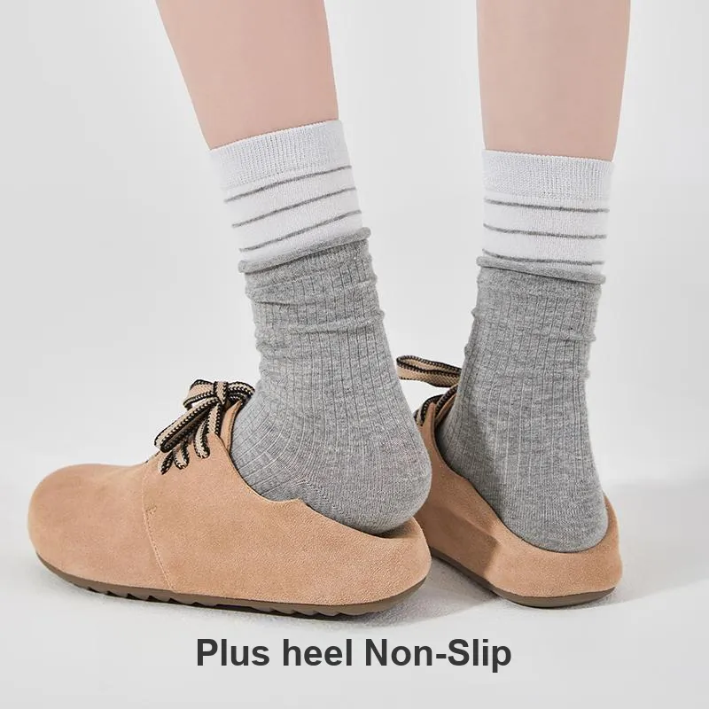 JIAZINI Mid Calf Socks Women's Combo Set-3