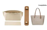 City33[Milk Tea Beige Brown]Open Top Liner+Shoulder Pads+Bottom Pad